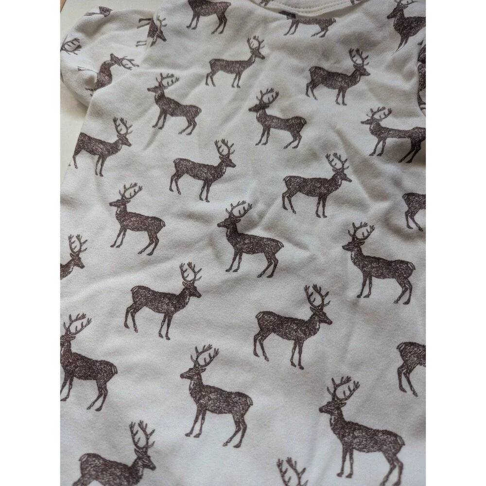 Kate Quinn Organic Cotton Reindeer Onesie size 18-24 Months